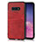 Funda Lujo Cuero Carcasa R02 para Samsung Galaxy S10e Rojo