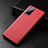 Funda Lujo Cuero Carcasa R02 para Samsung Galaxy S20 5G Rojo