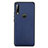 Funda Lujo Cuero Carcasa R03 para Huawei P30 Lite Azul