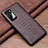 Funda Lujo Cuero Carcasa R03 para Huawei P40 Pro Marron