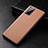 Funda Lujo Cuero Carcasa R03 para Samsung Galaxy S20 Plus 5G Naranja