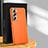 Funda Lujo Cuero Carcasa R03 para Samsung Galaxy S21 5G Naranja