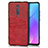 Funda Lujo Cuero Carcasa R03 para Xiaomi Mi 9T Pro Rojo