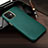 Funda Lujo Cuero Carcasa R04 para Apple iPhone 12 Verde