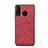 Funda Lujo Cuero Carcasa R04 para Huawei Nova 4e Rojo