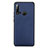 Funda Lujo Cuero Carcasa R04 para Huawei Nova 5i Azul