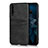 Funda Lujo Cuero Carcasa R04 para Huawei Nova 5T Negro