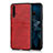 Funda Lujo Cuero Carcasa R04 para Huawei Nova 5T Rojo