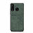 Funda Lujo Cuero Carcasa R04 para Huawei P30 Lite Verde