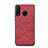 Funda Lujo Cuero Carcasa R04 para Huawei P30 Lite XL Rojo
