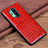 Funda Lujo Cuero Carcasa R04 para OnePlus 8 Pro Rojo