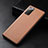 Funda Lujo Cuero Carcasa R04 para Samsung Galaxy Note 20 5G Marron