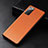 Funda Lujo Cuero Carcasa R04 para Samsung Galaxy Note 20 5G Naranja