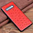Funda Lujo Cuero Carcasa R04 para Samsung Galaxy S10 Plus Rojo