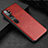 Funda Lujo Cuero Carcasa R04 para Xiaomi Mi Note 10 Rojo