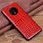 Funda Lujo Cuero Carcasa R05 para OnePlus 7T Rojo