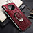 Funda Lujo Cuero Carcasa R06 para Huawei Mate 30 Pro 5G Rojo Rosa