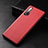 Funda Lujo Cuero Carcasa R06 para Huawei Nova 6 5G Rojo