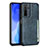 Funda Lujo Cuero Carcasa R06 para Huawei Nova 7 SE 5G Azul