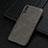 Funda Lujo Cuero Carcasa R06 para Huawei P20 Pro Gris