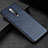 Funda Lujo Cuero Carcasa R06 para OnePlus 8 Azul