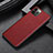 Funda Lujo Cuero Carcasa R07 para Apple iPhone 12 Pro Rojo