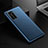 Funda Lujo Cuero Carcasa R07 para Huawei P40 Pro Azul
