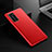 Funda Lujo Cuero Carcasa R07 para Huawei P40 Pro Rojo
