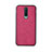 Funda Lujo Cuero Carcasa R07 para OnePlus 8 Rosa Roja