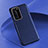 Funda Lujo Cuero Carcasa R08 para Huawei P40 Pro Azul