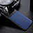 Funda Lujo Cuero Carcasa R09 para Apple iPhone 11 Pro Azul