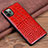 Funda Lujo Cuero Carcasa R14 para Apple iPhone 11 Pro Max Rojo
