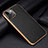 Funda Lujo Cuero Carcasa S01 para Apple iPhone 14 Plus Negro