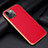 Funda Lujo Cuero Carcasa S01 para Apple iPhone 14 Plus Rojo