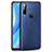Funda Lujo Cuero Carcasa S01 para Huawei Enjoy 10 Plus Azul