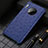 Funda Lujo Cuero Carcasa S01 para Huawei Mate 30 Pro 5G Azul