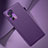 Funda Lujo Cuero Carcasa S01 para Oppo Find X3 Lite 5G Morado