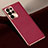 Funda Lujo Cuero Carcasa S01 para Samsung Galaxy S22 Ultra 5G Rojo