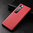 Funda Lujo Cuero Carcasa S01 para Xiaomi Mi 10 Ultra Rojo