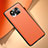 Funda Lujo Cuero Carcasa S01 para Xiaomi Poco X3 NFC Naranja