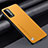 Funda Lujo Cuero Carcasa S01 para Xiaomi Redmi 9T 4G Amarillo