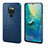 Funda Lujo Cuero Carcasa S02 para Huawei Mate 20 Azul