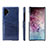 Funda Lujo Cuero Carcasa S02 para Samsung Galaxy Note 10 Plus 5G Azul