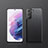 Funda Lujo Cuero Carcasa S02 para Samsung Galaxy S21 5G Negro