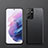 Funda Lujo Cuero Carcasa S02 para Samsung Galaxy S21 Ultra 5G Negro