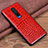 Funda Lujo Cuero Carcasa S02 para Xiaomi Redmi K30 5G Rojo