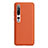 Funda Lujo Cuero Carcasa S03 para Xiaomi Mi 10 Pro Naranja