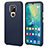 Funda Lujo Cuero Carcasa S04 para Huawei Mate 20 Azul