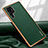 Funda Lujo Cuero Carcasa S09 para Samsung Galaxy S22 Ultra 5G Verde