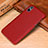 Funda Lujo Cuero Carcasa S10 para Apple iPhone X Rojo